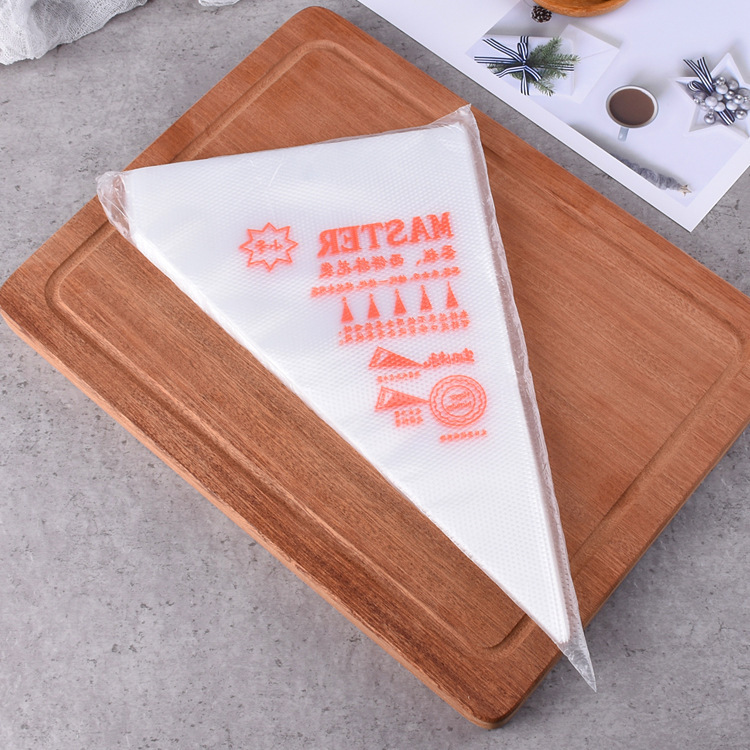 Bolsa de pastelería PE engrosada desechable crema Pastel de galletas pastelería bolsa de boquilla herramientas para hornear tamaño grande y mediano tamaño pequeño bolsa de pastelería