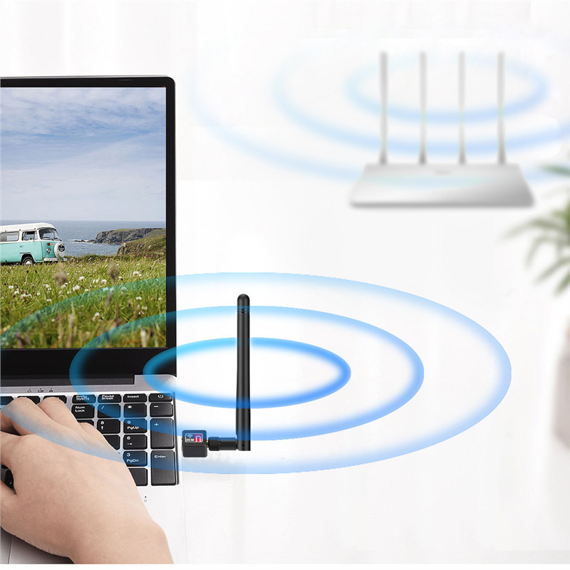 usb wifi 150M迷你无线小网卡路由信号接收器RTL8188外置天线7601|undefined