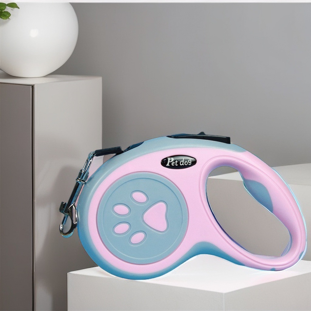 핑크 발 인쇄 하나의 키 브레이크