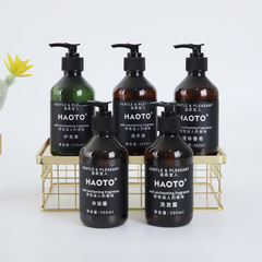 Hotel shampoo, shower gel, long-lasting fragrance, B&B men's and women's large bottle disposable toiletry set wholesale