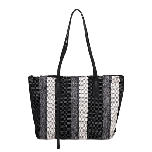 Bag Large Capacity Women's Commuting Canvas Bag  New Trendy Internet Celebrity Fashion Tote Bag Work Shoulder Large Bag