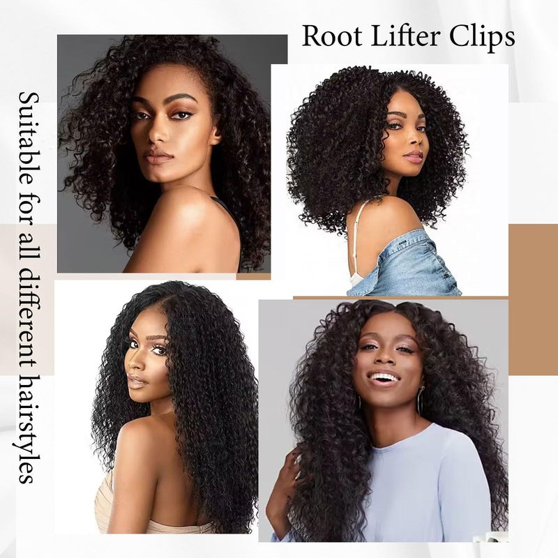 アマの高級ストロベリークリップ、ヘアピン、ヘアアクセサリー、ポニーテールクリップ、後頭部がふわふわでふっくらとした6個セット|undefined