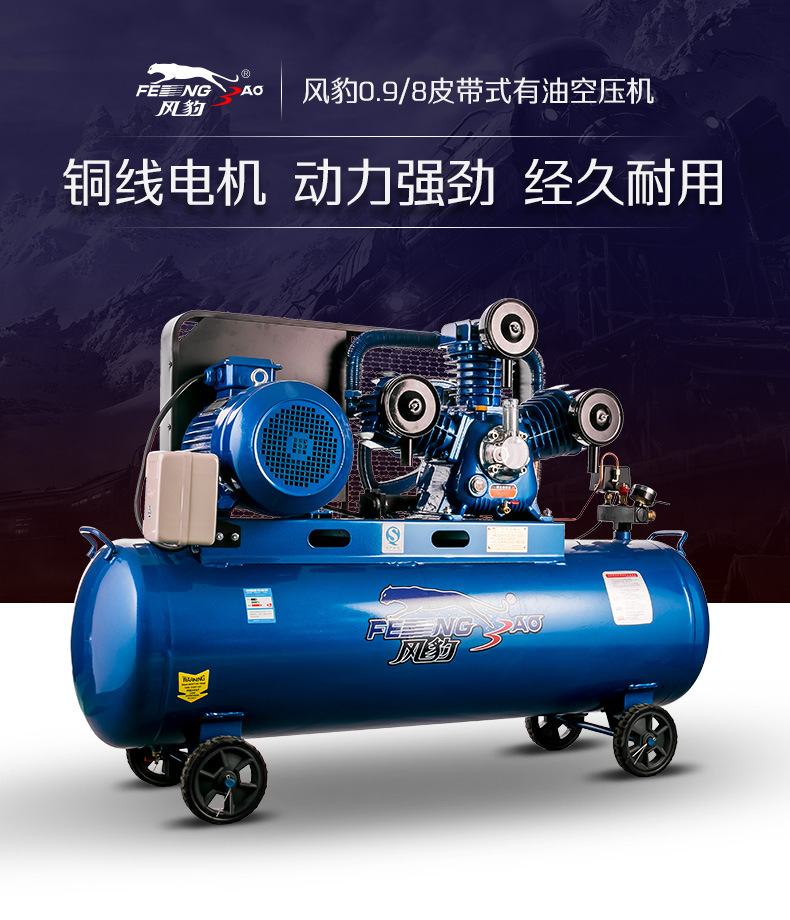 Shanghai Fengbao Air Compressor Industrial Grade Air Compressor Large High-Pressure Air Pump High Power 380V