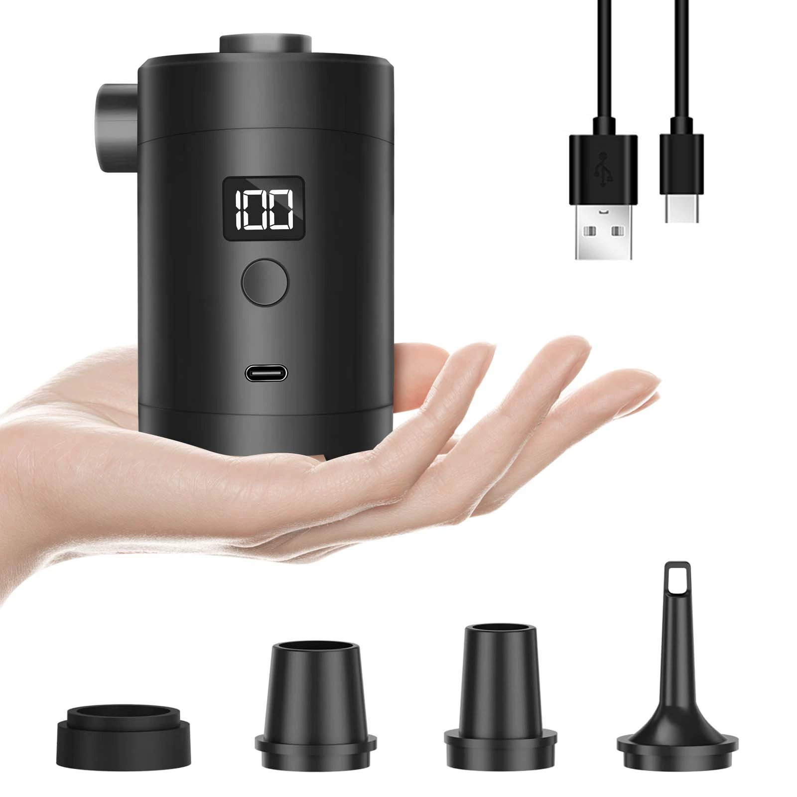 Новая частная модель 4000mAh открытый кемпинг портативный тест сверхдлинная воздушная подушка беспроводной насос