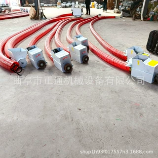 厂家定制 便携式颗粒提升机 软管螺旋式抽粮机 小型稻谷吸粮机