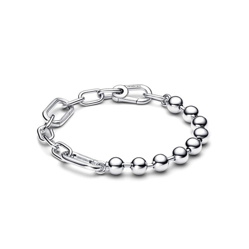 Panjiadora 925 スターリングシルバー ブレスレット テニス ラケット 新しいブレスレット ベーシック ブレスレット|undefined