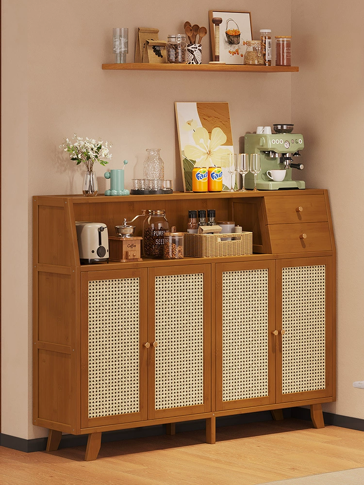 Кухонный буфет, боковой шкаф в стиле ретро, ​​шкаф для хранения в гостиной, напольный шкаф, кофейный настенный встроенный шкаф для хранения, чайный шкаф