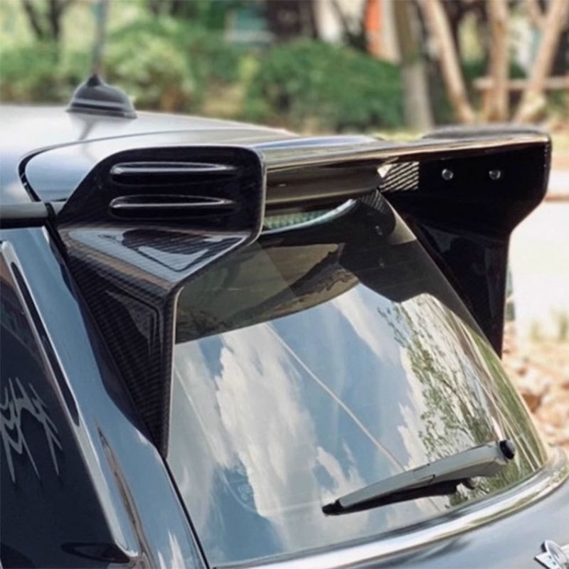 Suitable for Bmw Mini Cooper R56 Real Carbon Fiber Modified Rear Wing Top Wing Spoiler Fixed Wing