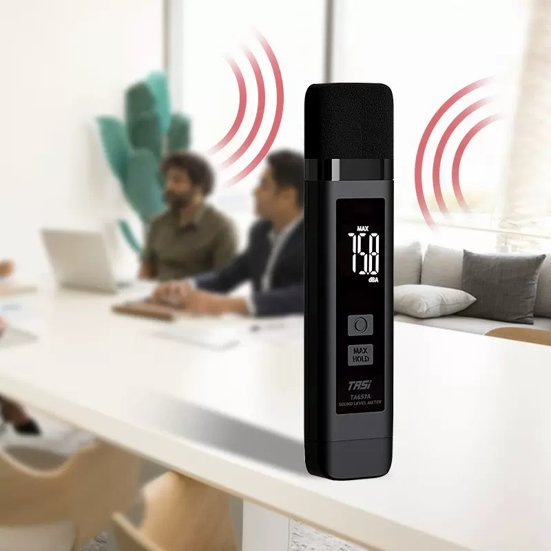 特安斯分贝检测仪TA657A噪声测试仪可充电音量测声音检测器噪音计