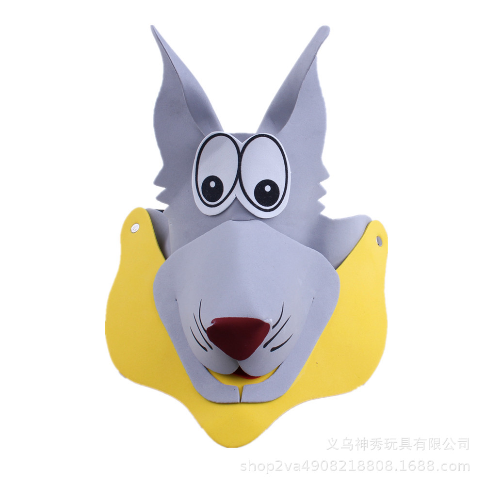 Día del niño Eva sombrero para el sol actividades entre padres e hijos dibujos animados animal tocado doce tocado del zodiaco