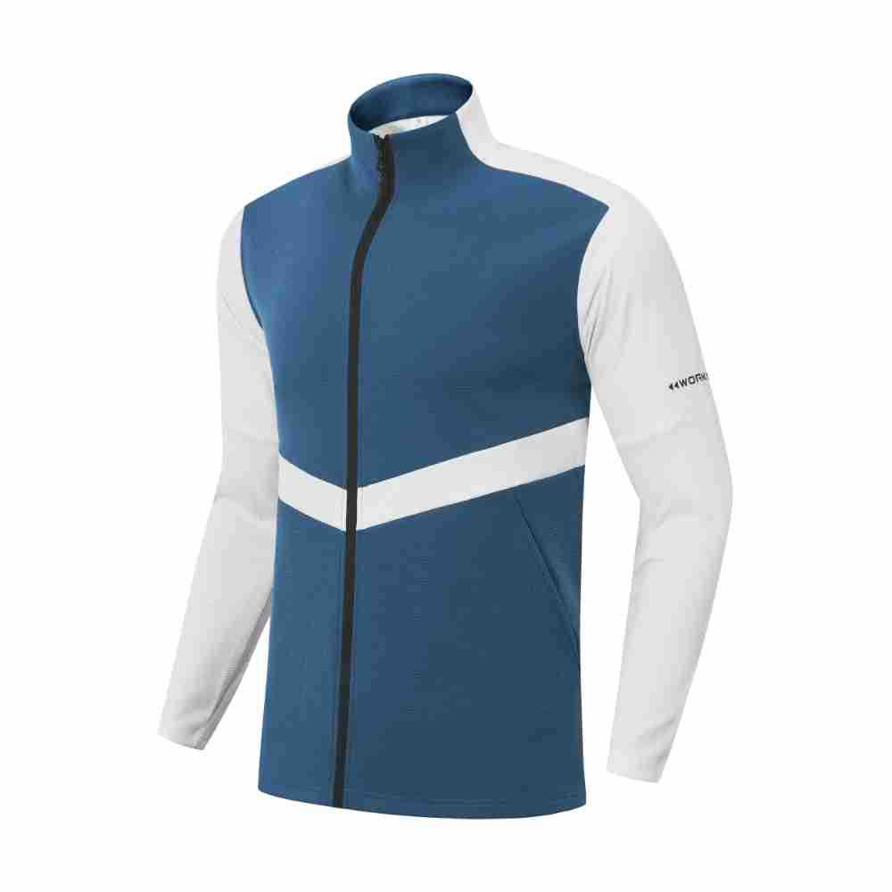 Deportes al aire libre ropa casual abrigo de secado rápido para hombres y mujeres ropa de tenis fitness Top moda collar cremallera manga larga Otoño e Invierno