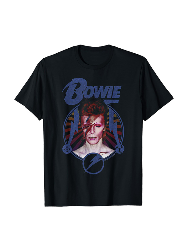 Summer New David Bowie David Bowie Rock Singer Art Literary Men and Women Direct Spray T-Shirt Short Sleeves Summer New David Bowie David Bowie Rock Singer Art Literary Men and Women Direct Spray T-Shirt Short Sleeves