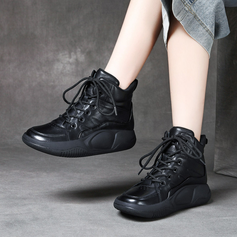 블랙 코튼 부츠 [재고 있음]