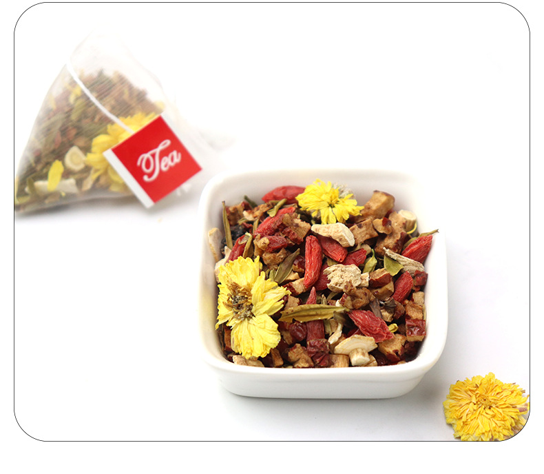 Astragalus American Ginseng Tea Huang Qi Xi Yang Shen 100g Pyramid Tea Bags Daily Wellness Brew preparation