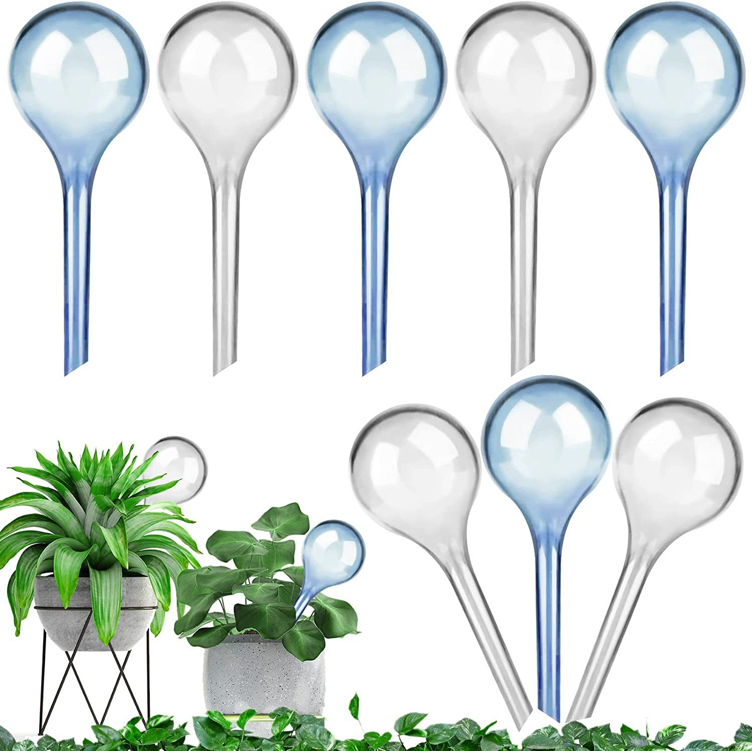 Inventario TEMU explosivo jardinería interior plantación verde en maceta riego automático de flores a prueba de vidrio riego de bola transparente