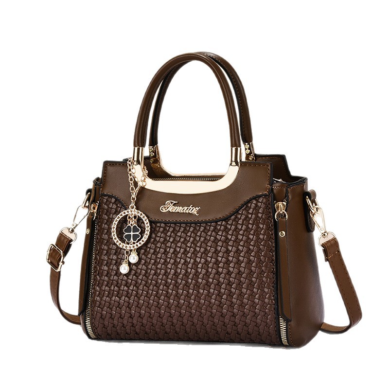 Cross-Border Women's Versatile Woven Handbag New Luxury Texture Shoulder And Crossbody Bag Fashionable And Elegant - Thumbnail 5