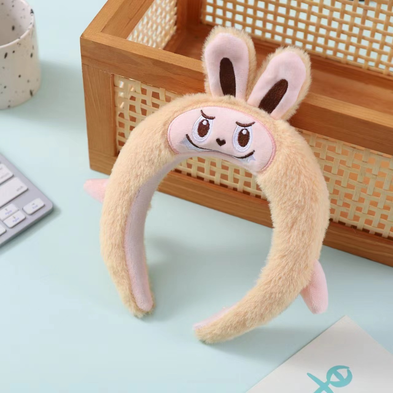 Estrellas de esponja extrañas lindas mujeres lavado de la cara máscara de presión de cabello maquillaje fotos otoño invierno joyas para el cabello