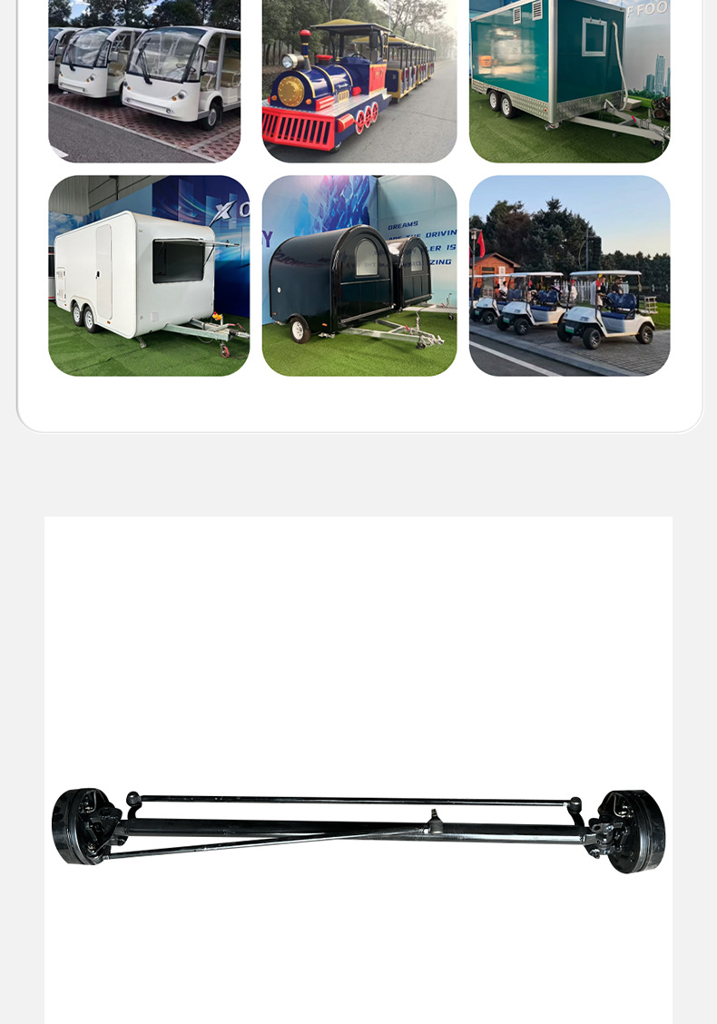 Manufacturer Supplies Dining Car Front Axles, Electric Vehicle Front Axles, Dining Car Rear Axles, Unpowered Axles, and Dining Car Chassis Components