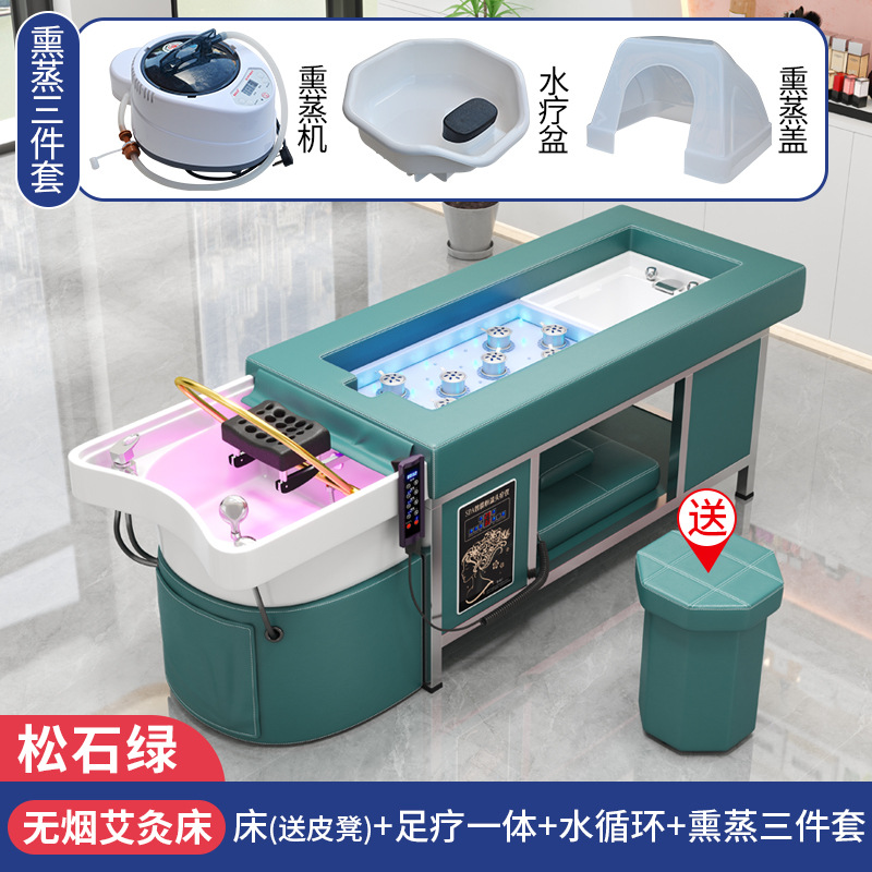 Turquesa verde + CIRCULACIÓN DE AGUA + Fumigación