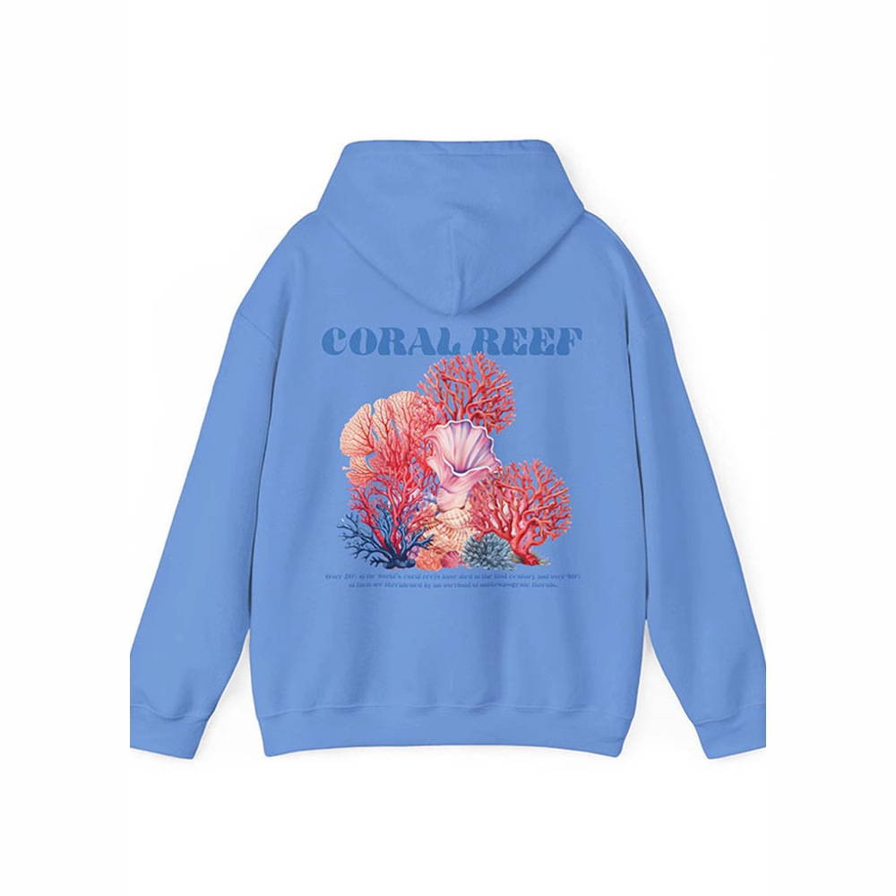 Sudadera con capucha de vacaciones junto al mar con cordón roscado suelto transfronterizo europeo y americano