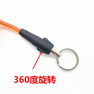 Electric Wrench Universal Rope 360-Degree Rotating Anti-Falling Hook Thickeneded and Thickeneded Pure Steel Wire Material