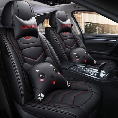 Car seat cushion four seasons universal full leather seat cover new seat cover fully enclosed high-end car special seat cushion cover