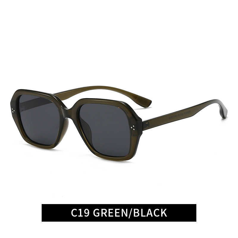 新款欧美跨境专供米钉眼镜框架TR偏光太阳镜防紫外线墨镜现货时尚