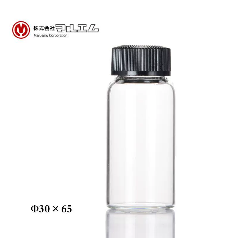 Импортированная стеклянная бутылка с образцами 28 мл прозрачная винтовая бутылка с реагентом упаковка бутылка субупаковка Внутренняя прокладка Герметичная Бутылка Maruemu