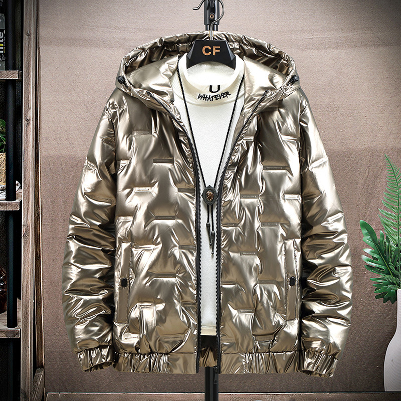 Men's Clothing Coat jacket men's short style couple men's and women's trend warm jacket street stall Coat jacket_voghion.com