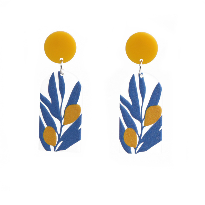 Foot Fashion Arylic No Inlaid Earrings display picture 6