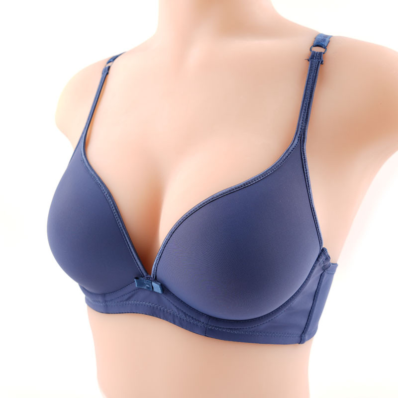 Fábrica de sostén de Chendian ajustable de color sólido brillante sin marcas de ropa interior de mujer sujetador de anillo de acero del sudeste asiático