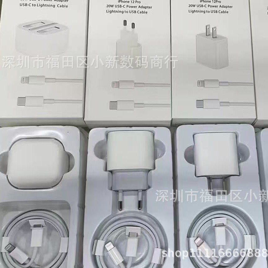 Apple iPhone 13/14ProMax uchun 20W Eur/UK/US standart to'plami