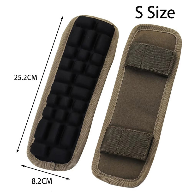 Gravitational non-slip monolithic shoulder pads