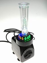 小泵喷泉头造景鱼池喷头喷泉泵工艺品假山陶瓷流水透明蘑菇苹喷头