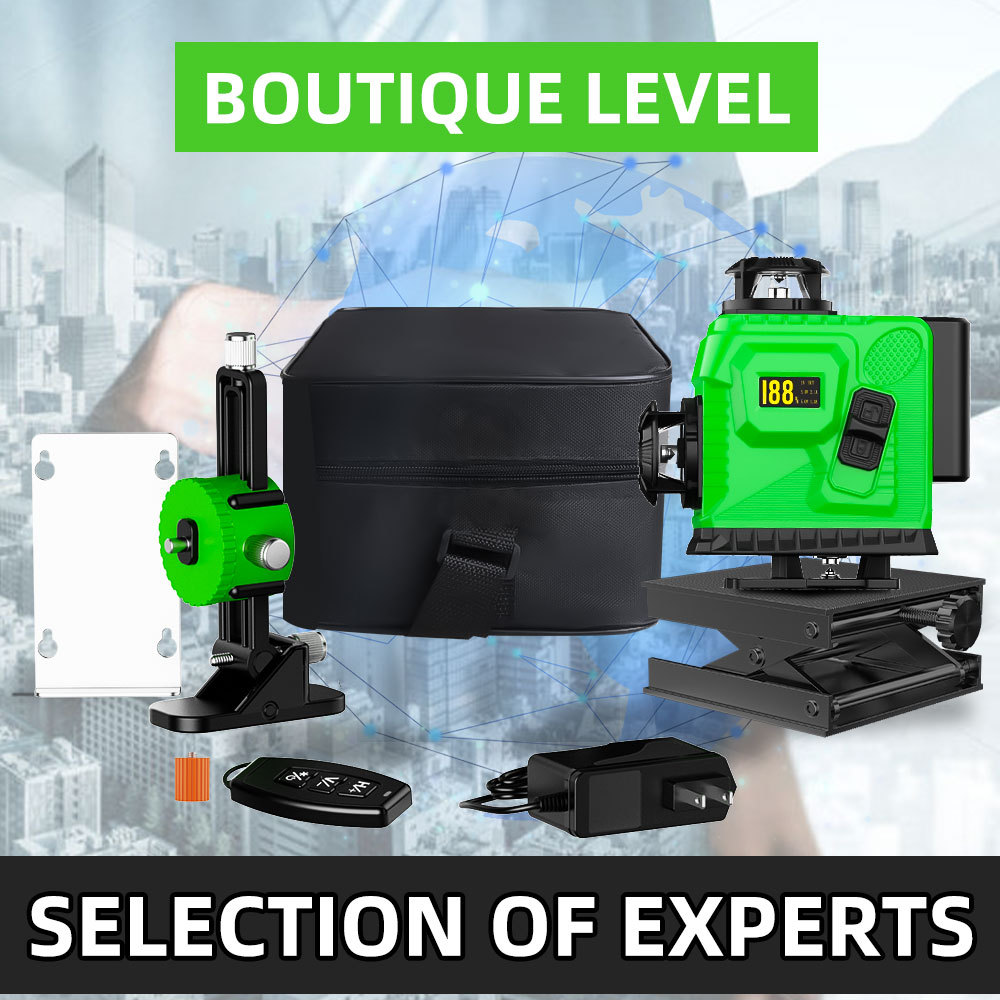 新款激光16线投线仪室内外贴墙仪高精度精准绿光水平仪强光