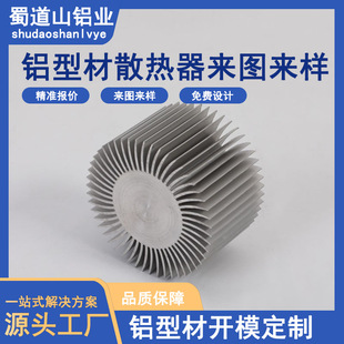 Customized Ai Server Efficient Heat Dissipation Precision Processing Sunflower Aluminum Alloy Radiator Profile Custom Processing