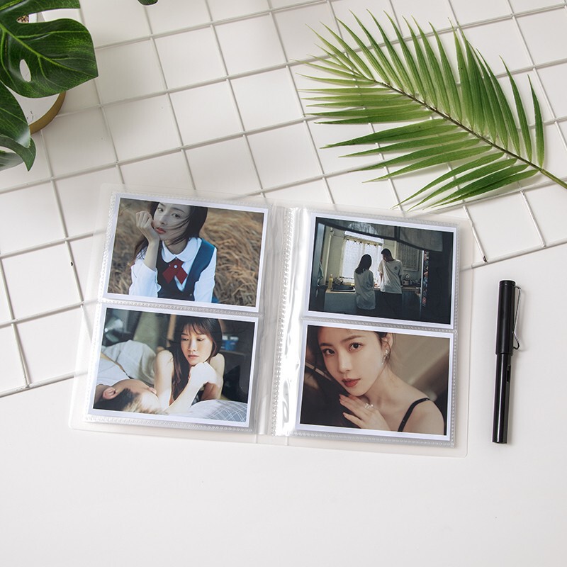 Simple ins photo album 3 inch 4 inch 5 inch 6 inch 7 inch movie ticket high speed rail ticket card Aidou small card photo album card book