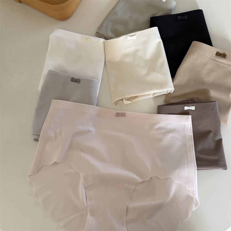 26Th Spring New Product Seamless Underwear for Women, Mid-High Waist, Tummy Control, Hip-Hugging, Comfortable, Cool-Feeling Underwear in Multiple Colors