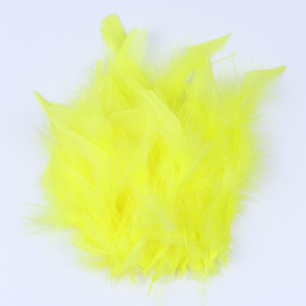10 - 15cm toque de pelo de pavo piezas de fuego multicolor opcional DIY material hecho a mano image 14