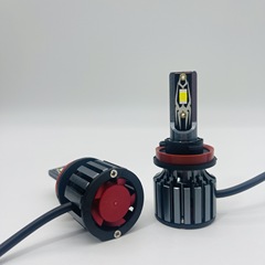 汽车led大灯散热风扇前大灯 h7led灯泡雾灯大灯远光炮摩托车灯