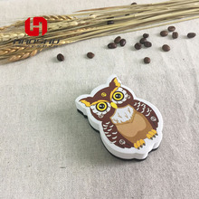 猫头鹰彩印EVA白板擦 内置磁块 文教用品 HS-BC-080