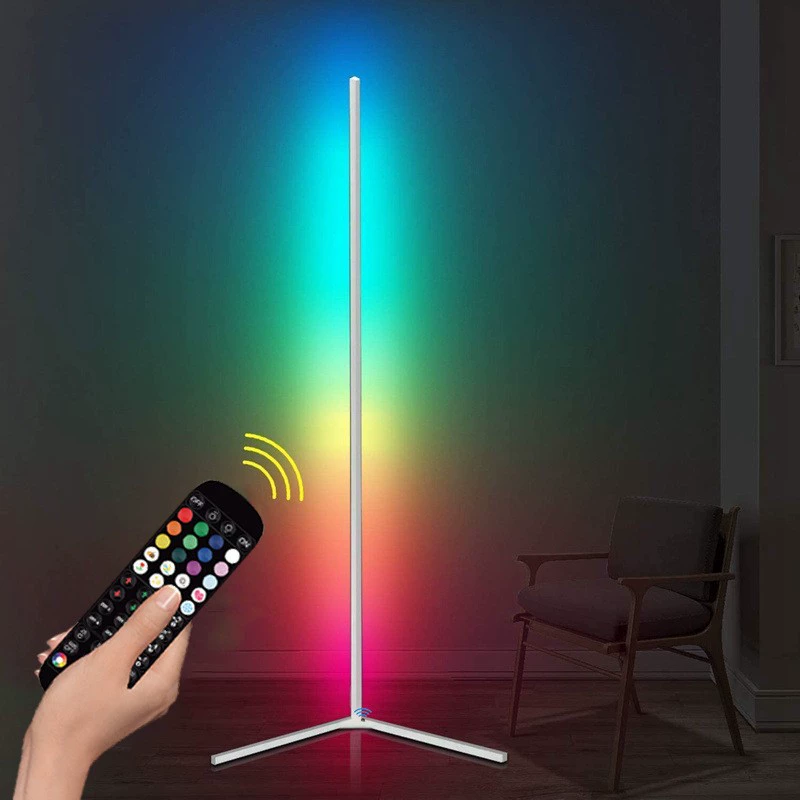 Умная светодиодная подсветка окружения, управление по Wi‑Fi/Bluetooth RGB, варианты настольного и напольного зеркал