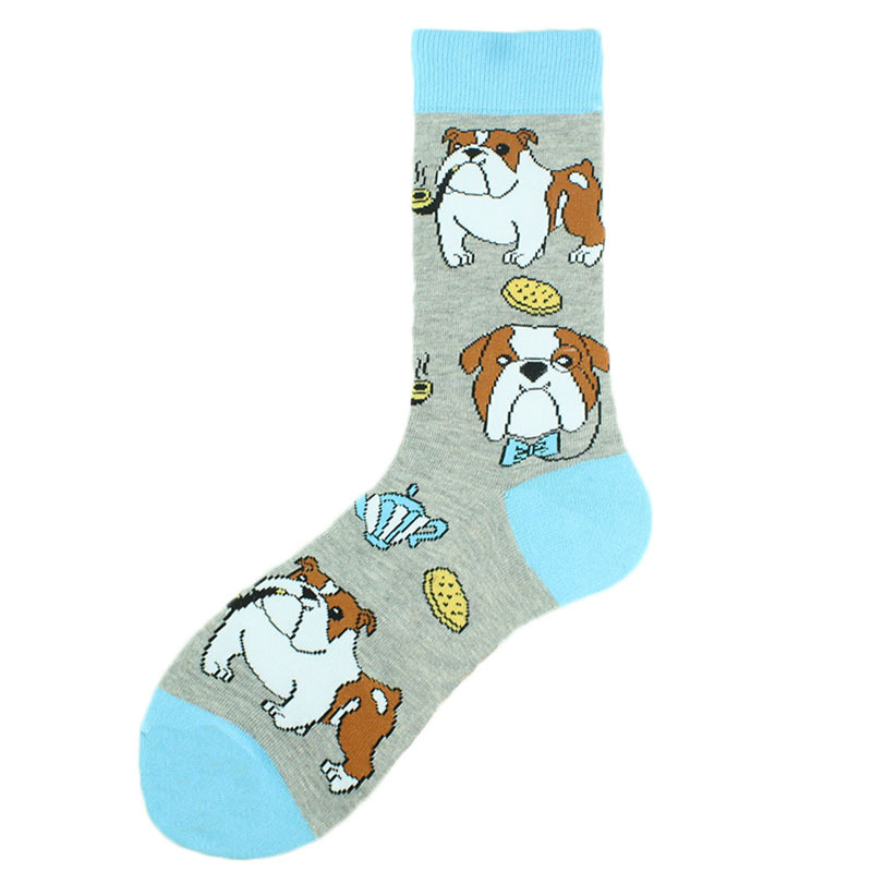 Men's Fashion Cartoon Cotton Patchwork Crew Socks A Pair display picture 31