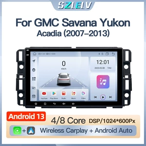 GMC Chevrolet Savana Yukon Acadia üçün Android Böyük Ekran Naviqasiya