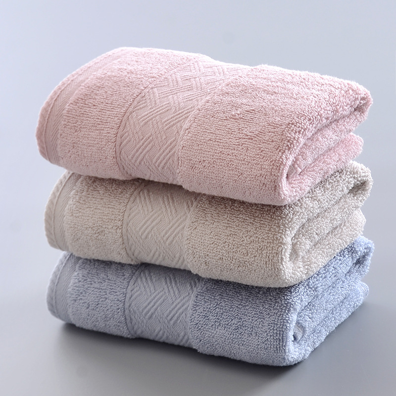 Langstapeliges Baumwollhandtuch, reine Baumwolle, dick, für Erwachsene, weich und saugfähig, geeignet zum Gesichtwaschen, Geschenkidee_voghion.com