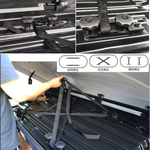 Suitable for roof luggage accessories, U-buckle metal fixings, stickers, pads, quick clips, quick release bandage nuts