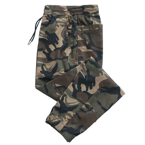 Pants men's spring and autumn camouflage pants men's loose legged overalls work pants wear-resistant and stain-resistant wholesale