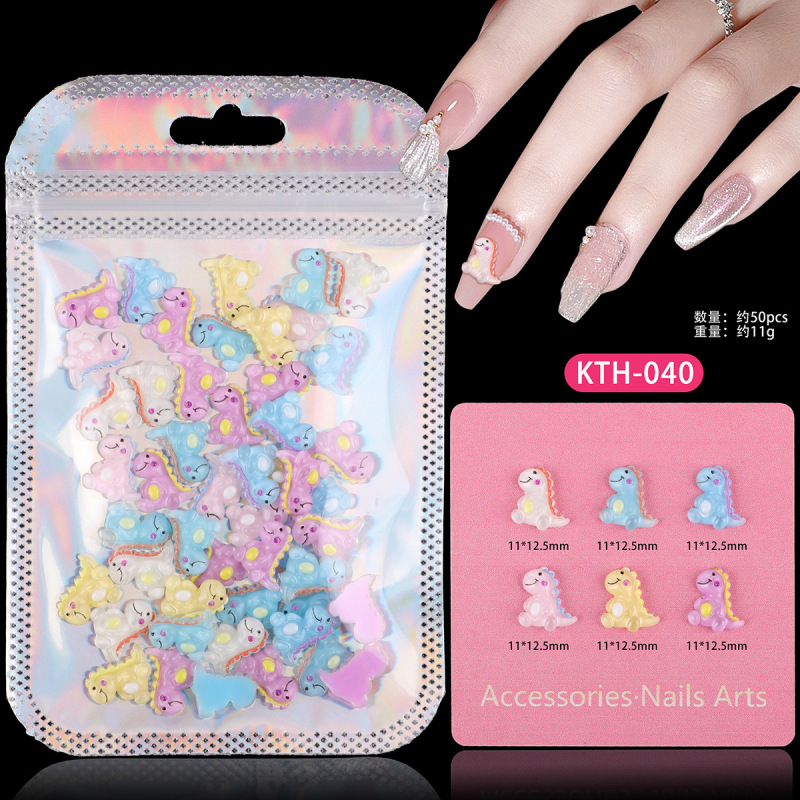 人気のネイルアートアクセサリーヒョウ柄 KT 猫バタークマバブルマートネイルアート漫画 diy ウェアラブルネイルアクセサリー|undefined