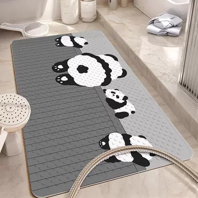 Avtomobil döşəmə paspasları — Room Children's Foot Mat - hanhan-climbs-the-wall-4070cm-environmentally-friendly-and-odorless