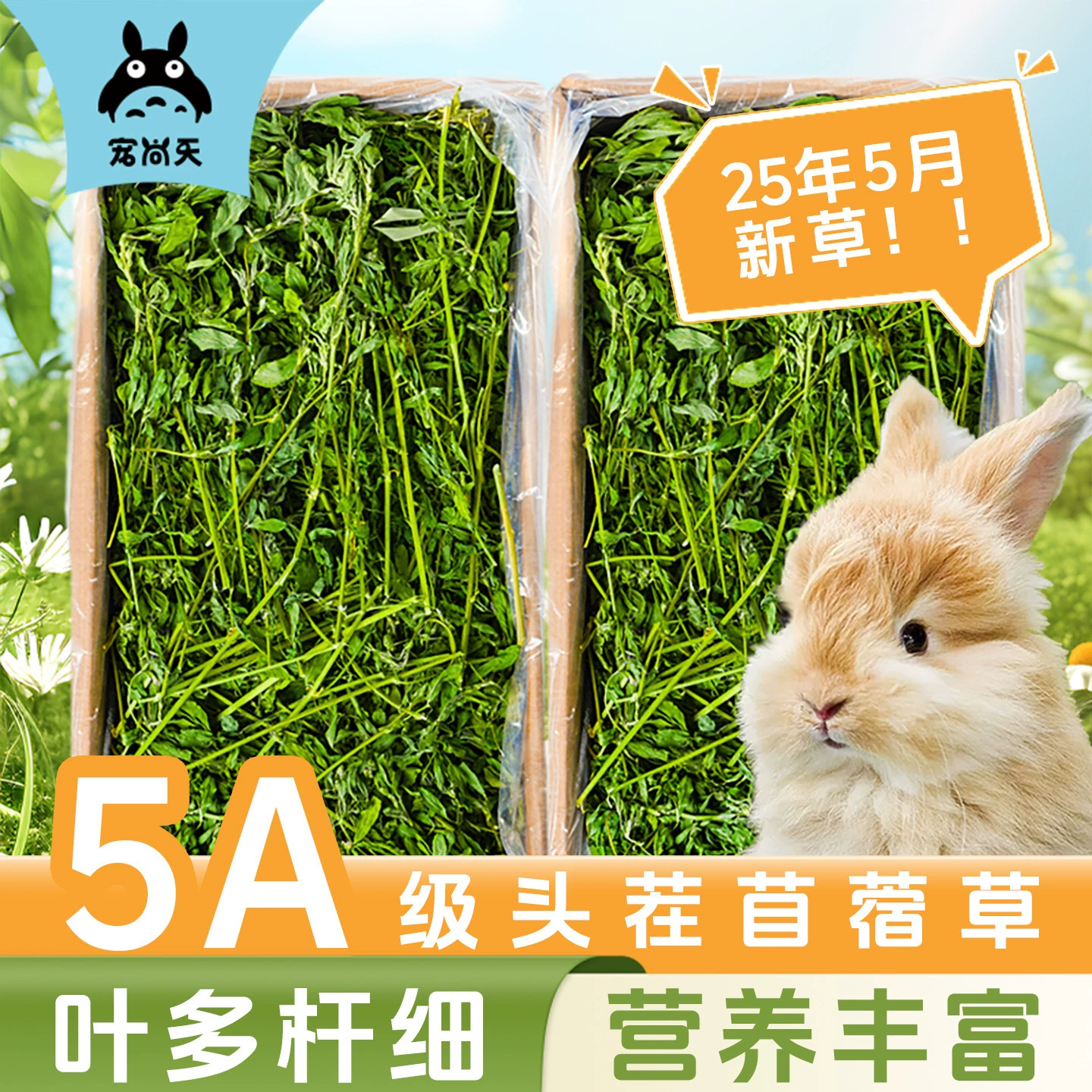 Любить небо люцерна голландская свиная трава кролик трава корм для молодых кроликов корм корм для молодых кроликов